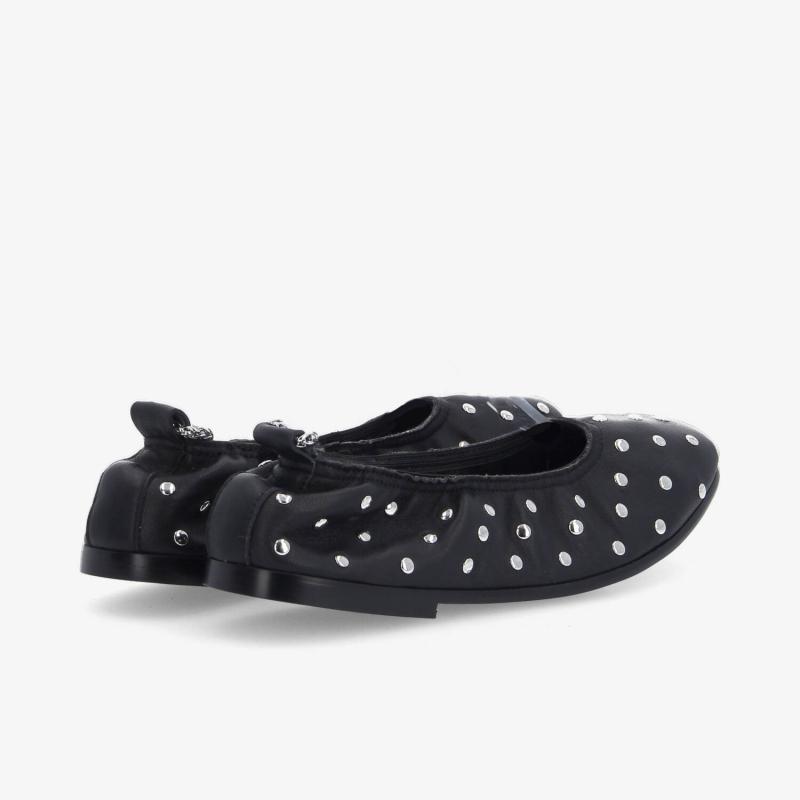 AMELIE BALLERINA W - LAMBSKIN - BLACK
